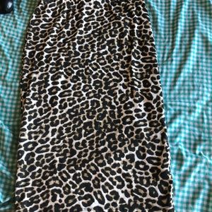 Leopard Print Pencil Skirt‼️